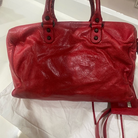 Balenciaga Crimson City Tote Bag - Picture 2 of 10